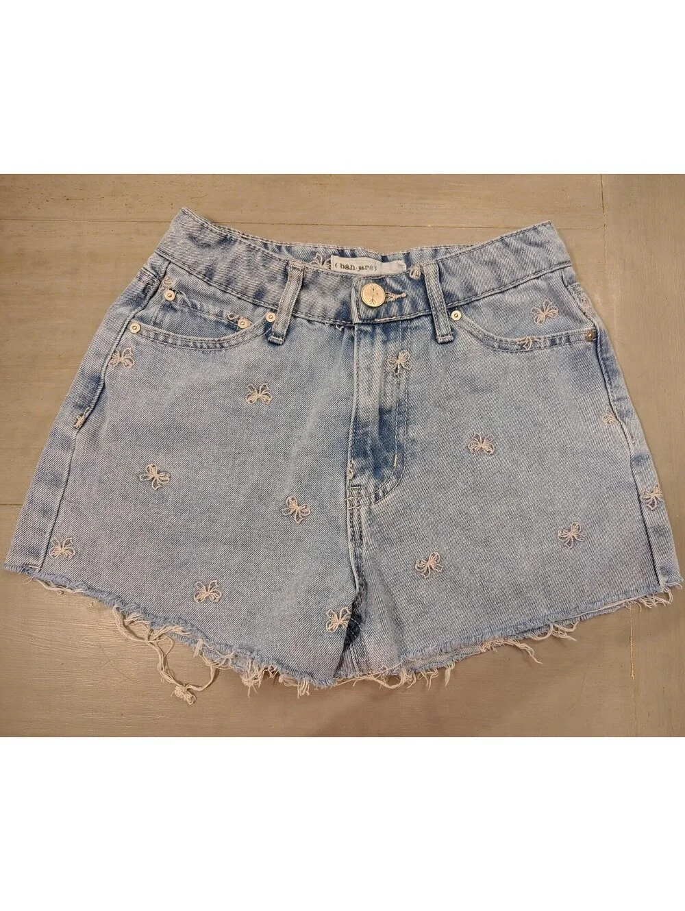 Banjara Juniors Denim Shorts Size 1 - bow design